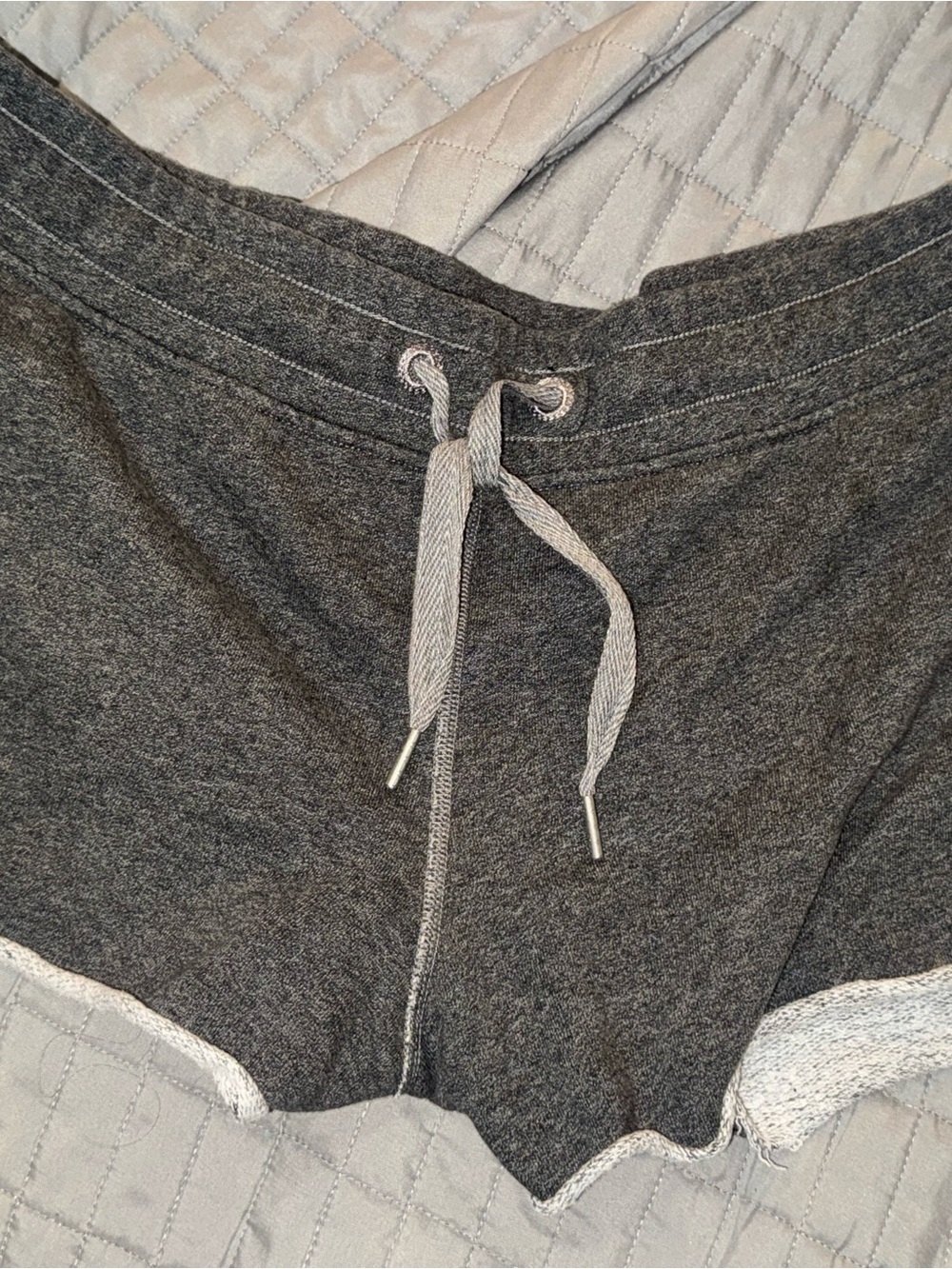 lululemon athletica Women’s Dark Gray Athletic Shorts with Drawstring